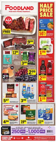 Preview Foodland weekly flyer / circulaire valid from Jan 29, 2026
