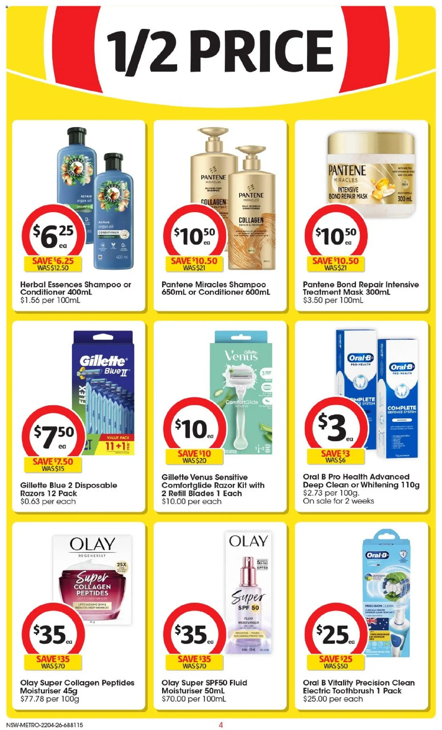 Coles catalogue  - page 4- valid from 22/04/2026