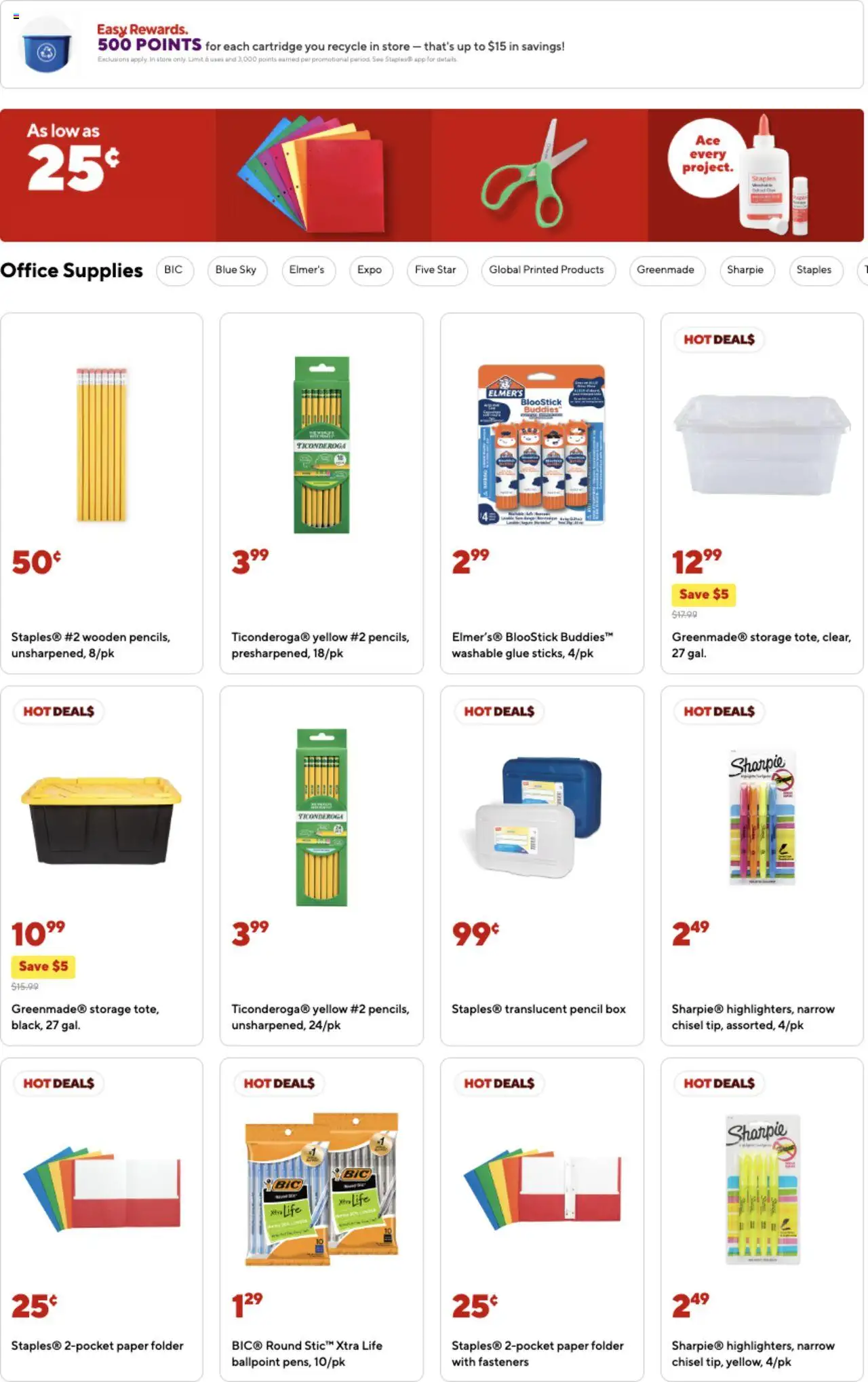 Staples Weekly Ad - page 6- valid from 07/13/2025