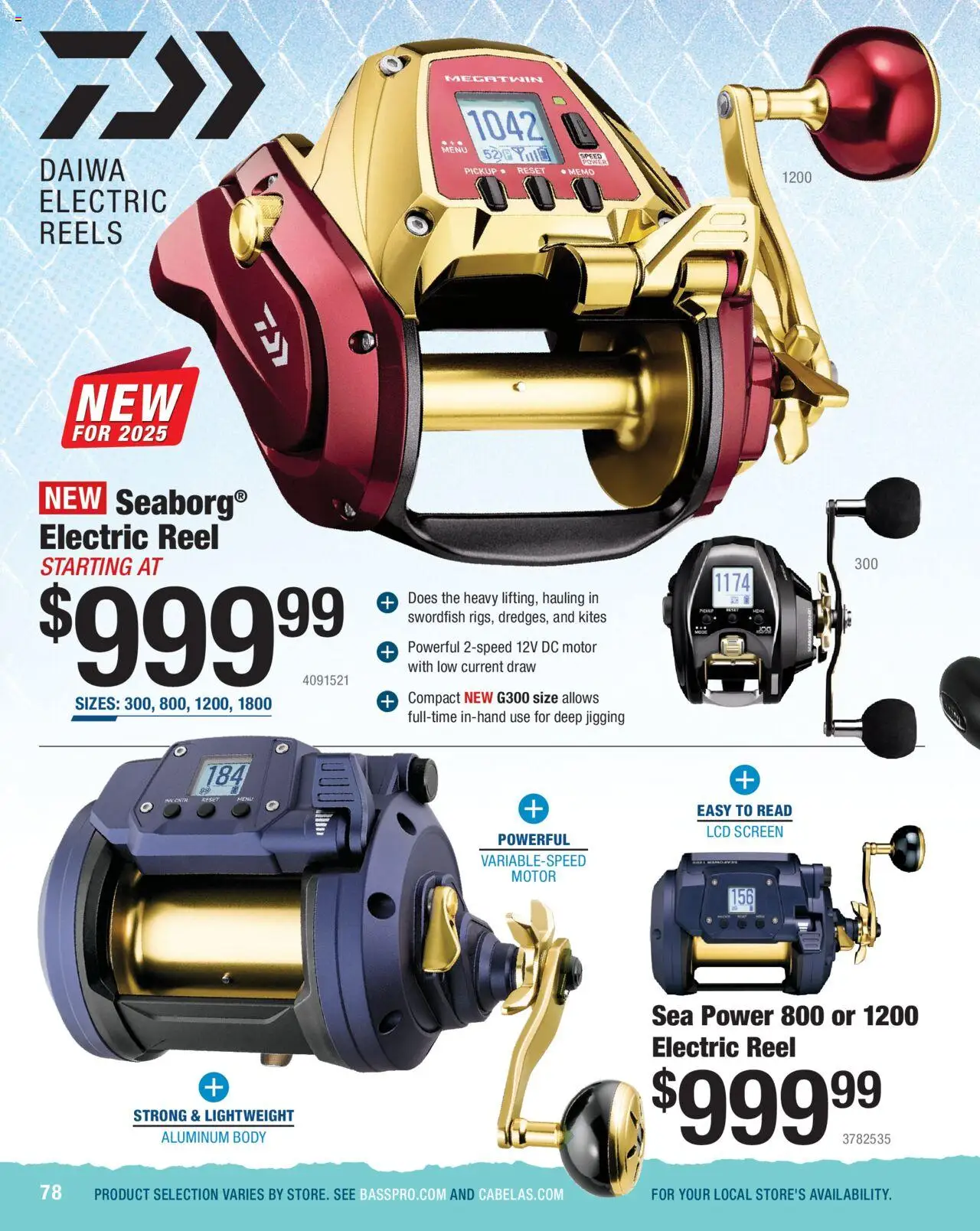 Cabela's Saltwater Specialist 25 - page 78- valid from 01/01/2025