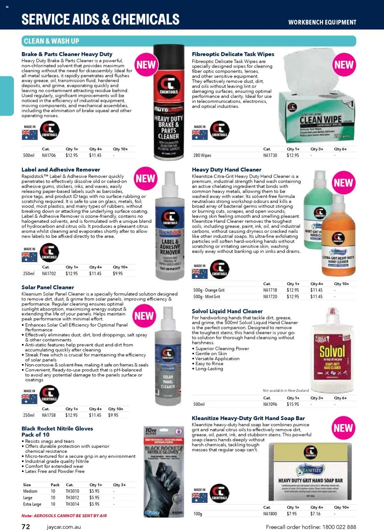 Jaycar Engineering & Scientific Catalogue 2025/2026  - page 72- valid from 09/07/2025