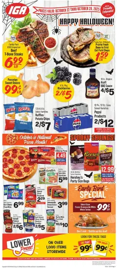 Preview IGA Weekly Ad valid from 10/22/2025