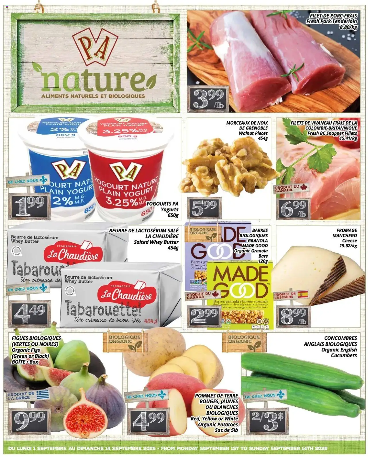 Pa Supermarché - nature Flyer - page 1- valid from Sep 1, 2025
