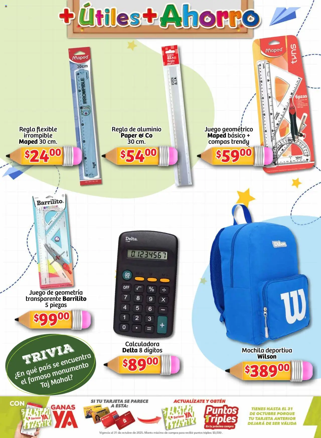 Soriana - Más Útiles más Ahorro Mercado Nacional - página 8- válido desde 18/07/2025