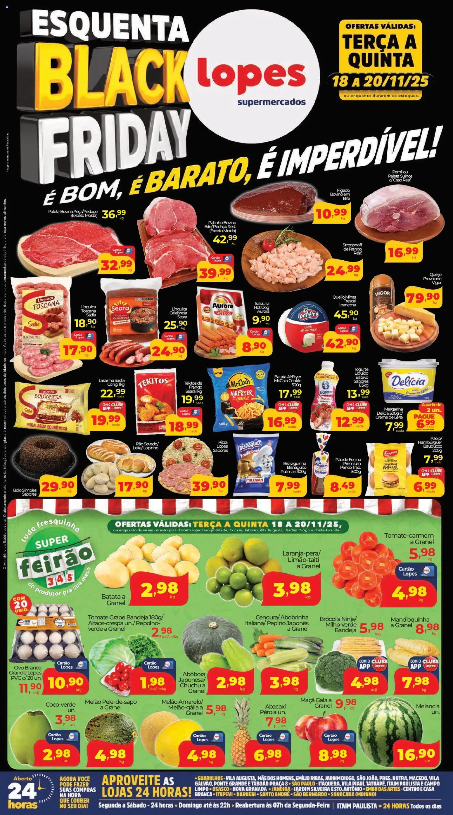 Lopes Supermercados Black Friday - página 1- válido a partir de 18/11/2025

