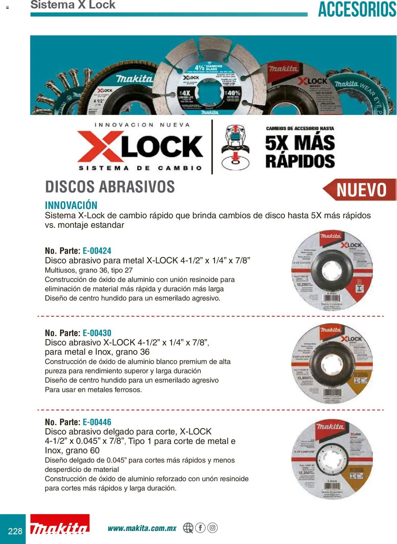 Makita catálogo Accesorios - página 228- válido desde 08/07/2024
