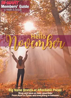 Preview Bi-Mart November Health & Beauty Book of Values valid from 11/01/2025