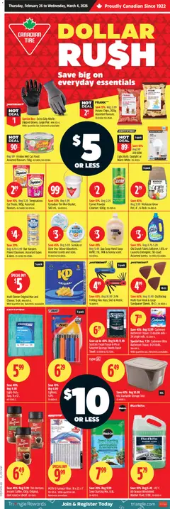 Preview Canadian Tire - Dollar Rush valid from Feb 26, 2026