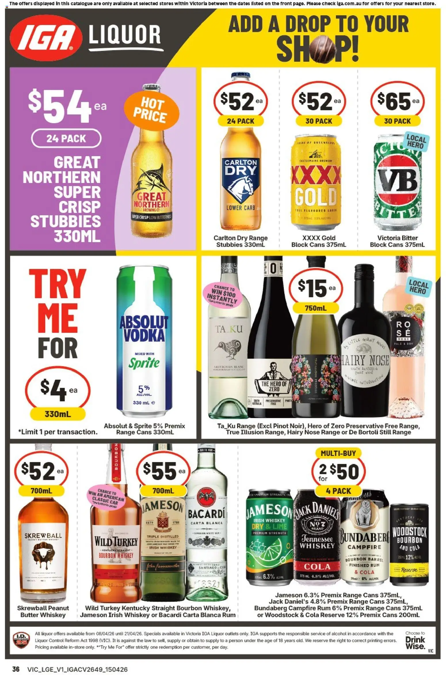 IGA catalogue  - page 5- valid from 15/04/2026