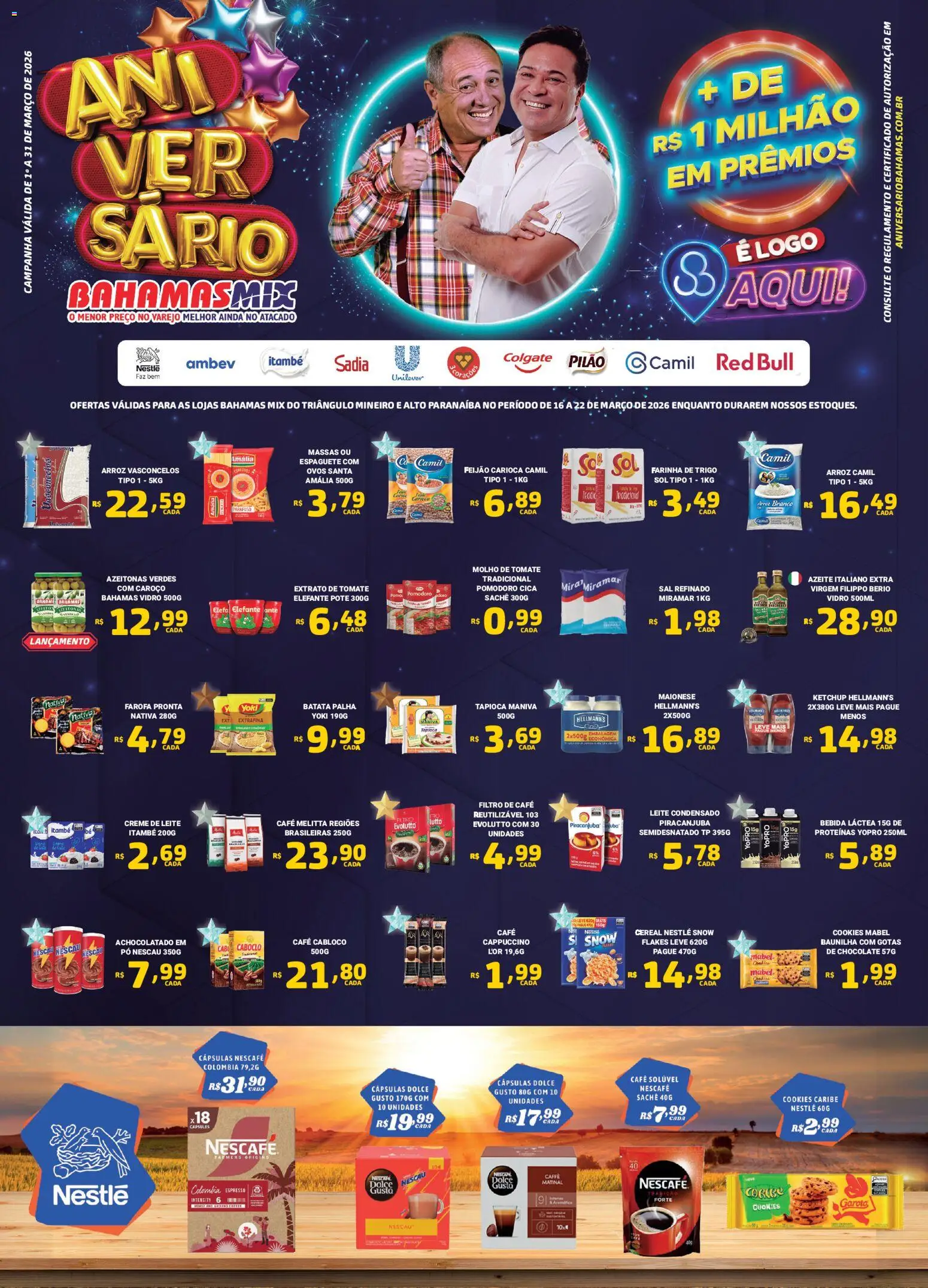 Bahamas Mix - Ofertas da semana - página 1- válido a partir de 16/03/2026
