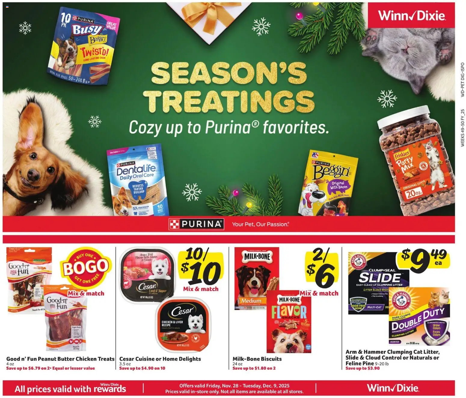 Winn Dixie In-Store Flyer - page 1- valid from 11/26/2025