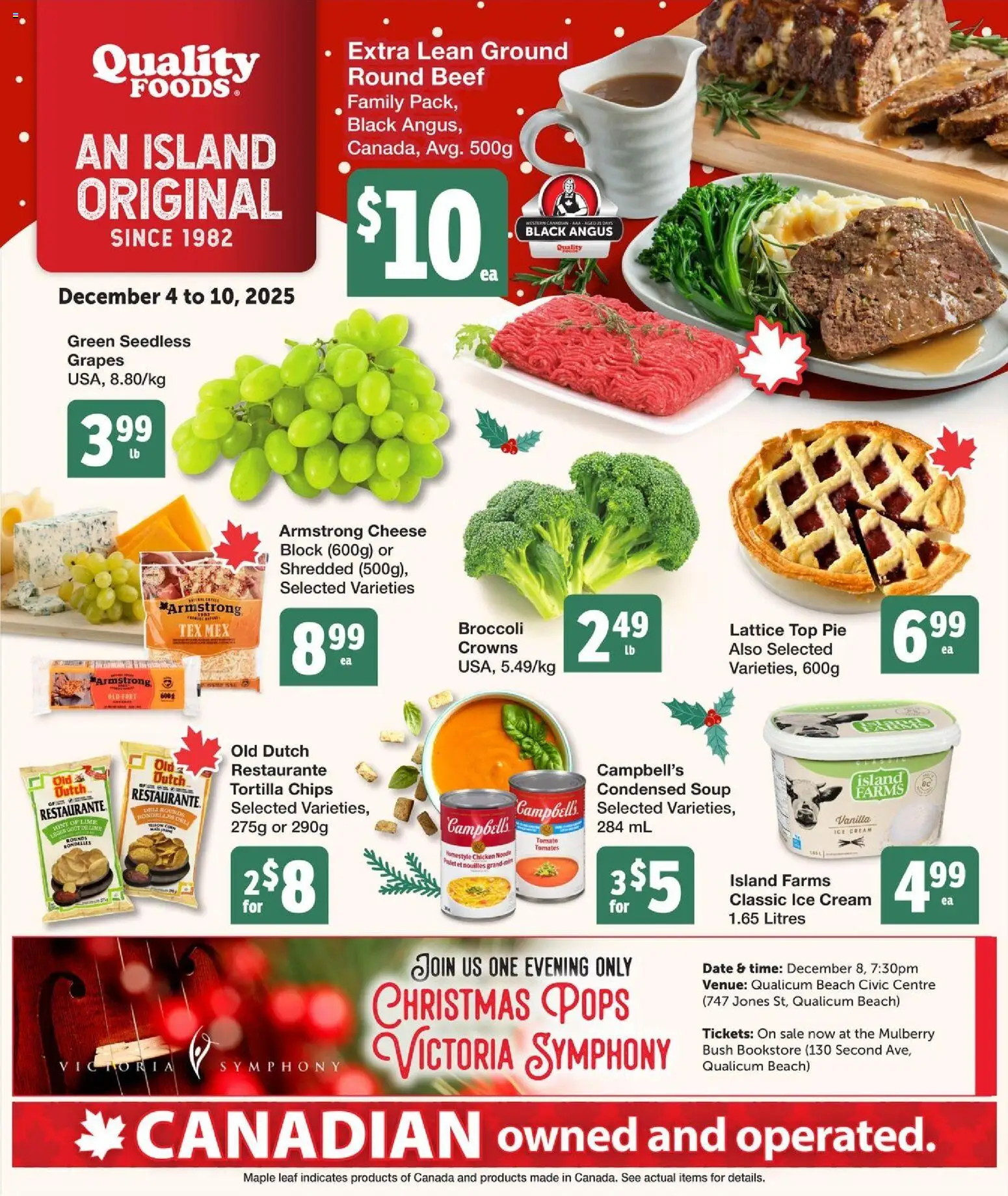 Quality Foods weekly flyer / circulaire - page 1- valid from Dec 4, 2025