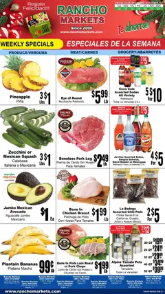 Preview Rancho Markets Weekly Ad valid from 12/16/2025