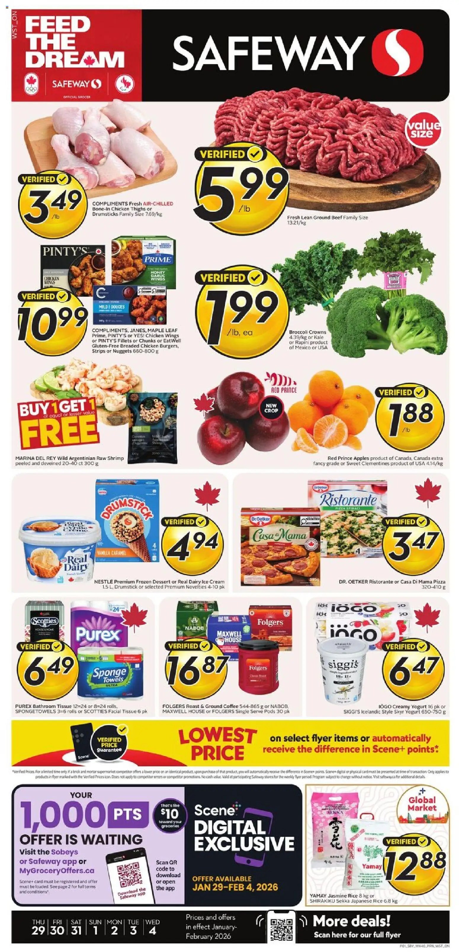 Safeway weekly flyer / circulaire - page 1- valid from Jan 29, 2026