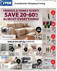 Preview JYSK weekly flyer valid from Feb 26, 2026