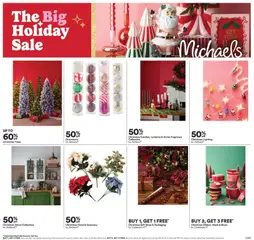 Preview Michaels weekly flyer / circulaire valid from Dec 1, 2025