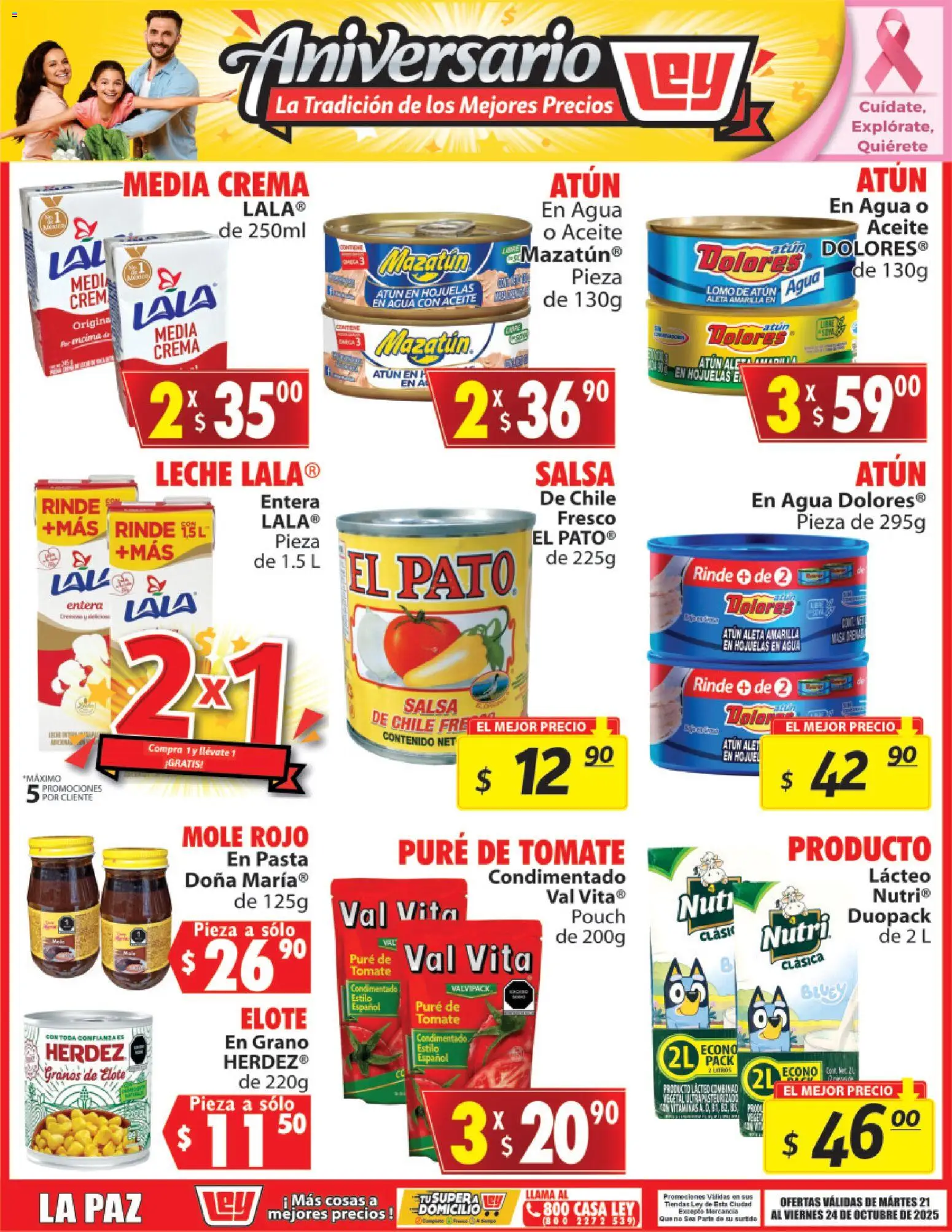 Casa Ley folleto La Tradición de los Mejores Precios - página 1- válido desde 21/10/2025