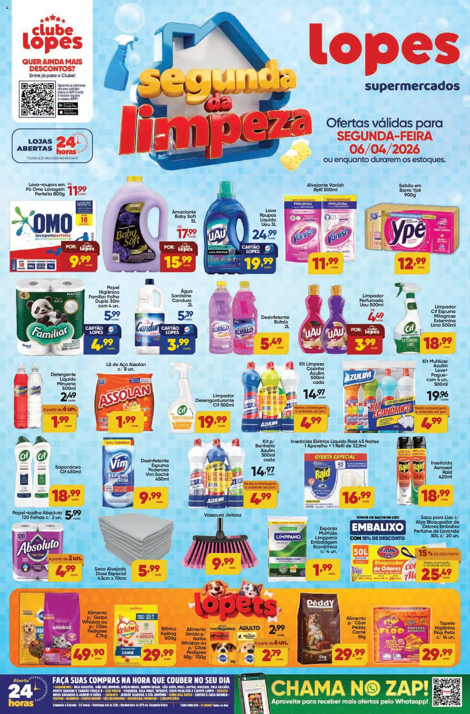 Lopes Supermercados - Ofertas da semana - página 1- válido a partir de 06/04/2026
