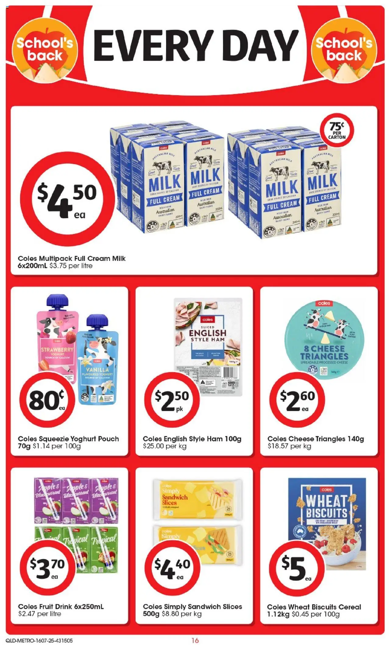 Coles Catalogue QLD North - page 16- valid from 16/07/2025