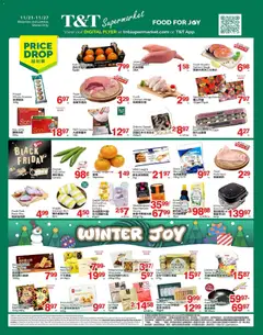 Preview T&T Supermarket weekly flyer / circulaire valid from Nov 21, 2025