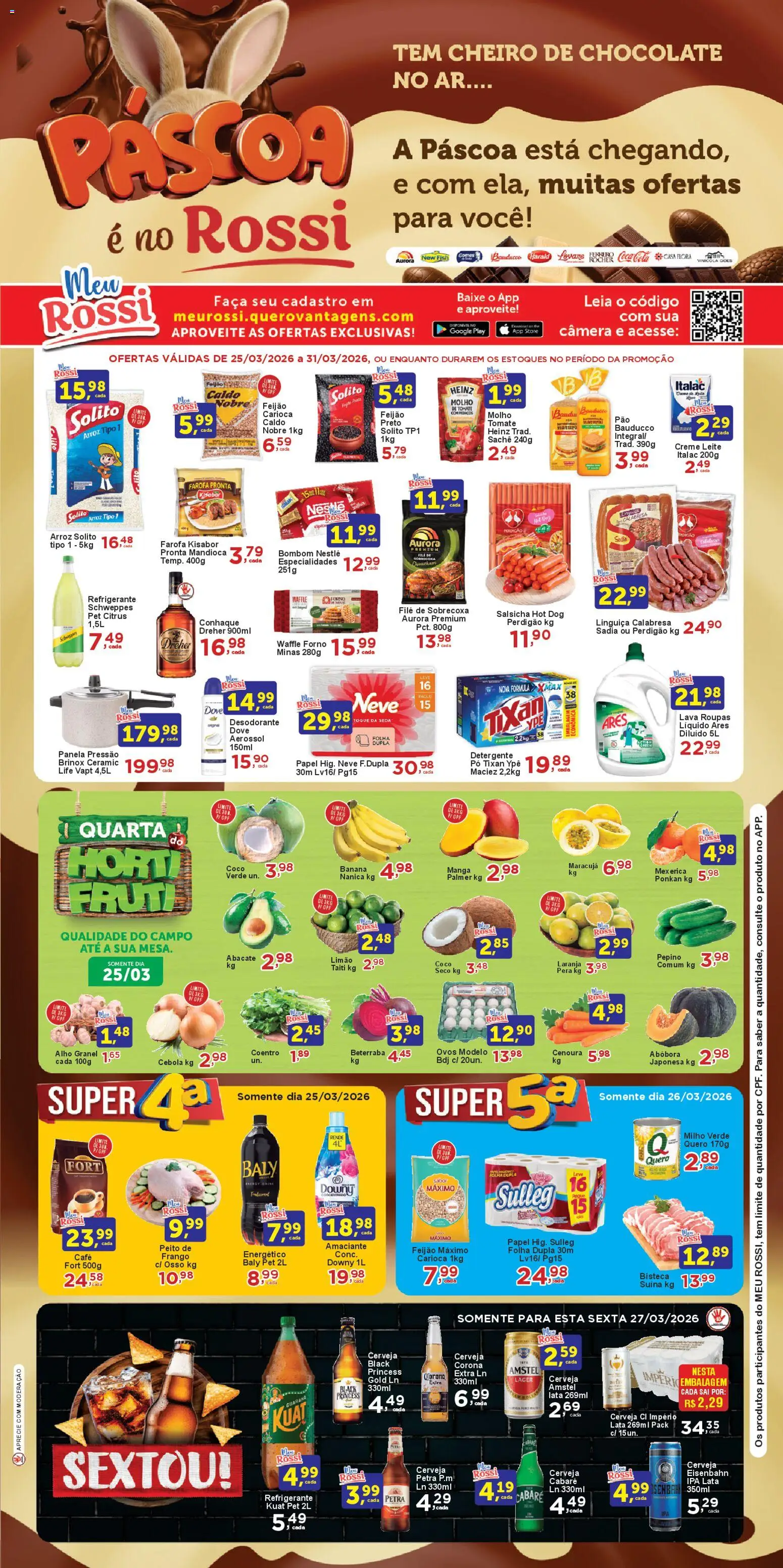 Rossi Supermercados - Ofertas da semana - página 1- válido a partir de 25/03/2026
