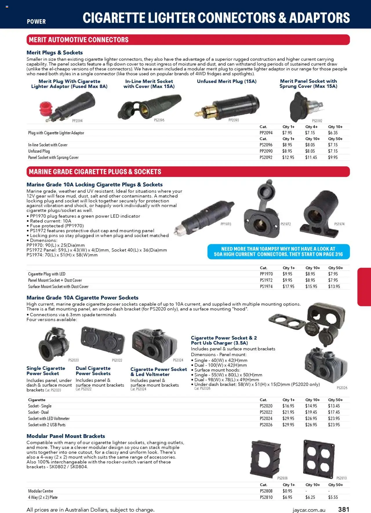 Jaycar Engineering & Scientific Catalogue 2025/2026  - page 381- valid from 09/07/2025