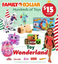 Preview Family Dollar Toy Book valid from 10/17/2025