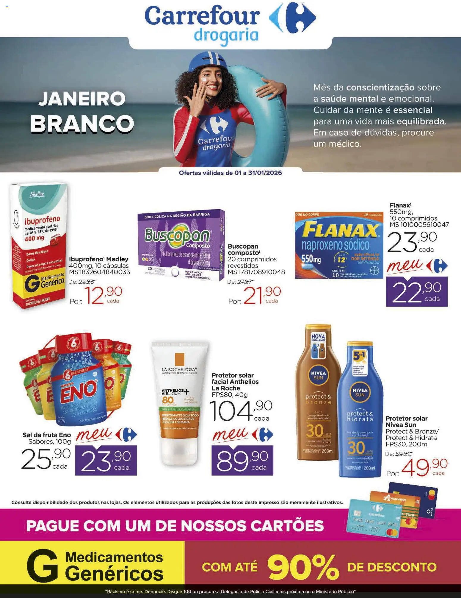 Carrefour - Ofertas Drogaria - página 1- válido a partir de 01/01/2026

