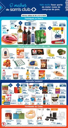 Pré-visualização Sam's Club - Ofertas Fim de semana válida a partir de 06/11/2025