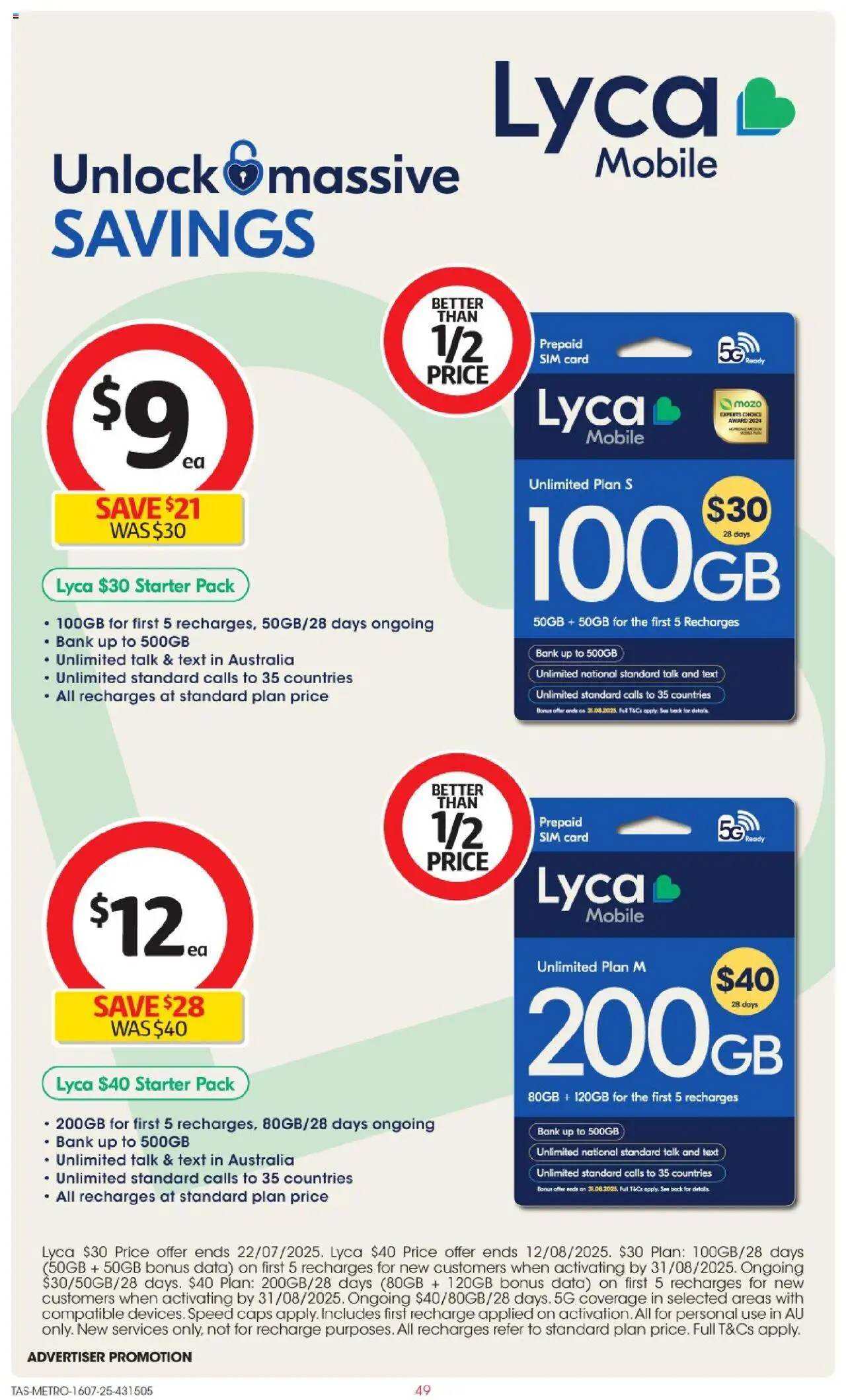 Coles Catalogue TAS - page 49- valid from 16/07/2025