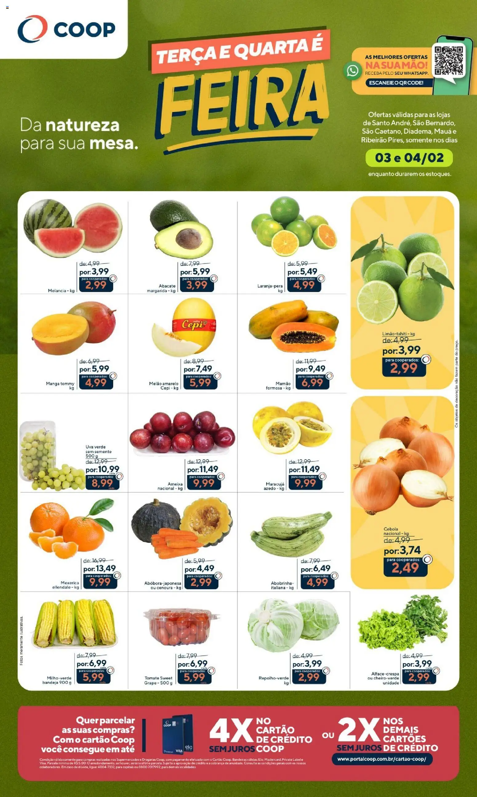 Coop - Ofertas Terça e Quarta da Feira - página 1- válido a partir de 03/02/2026
