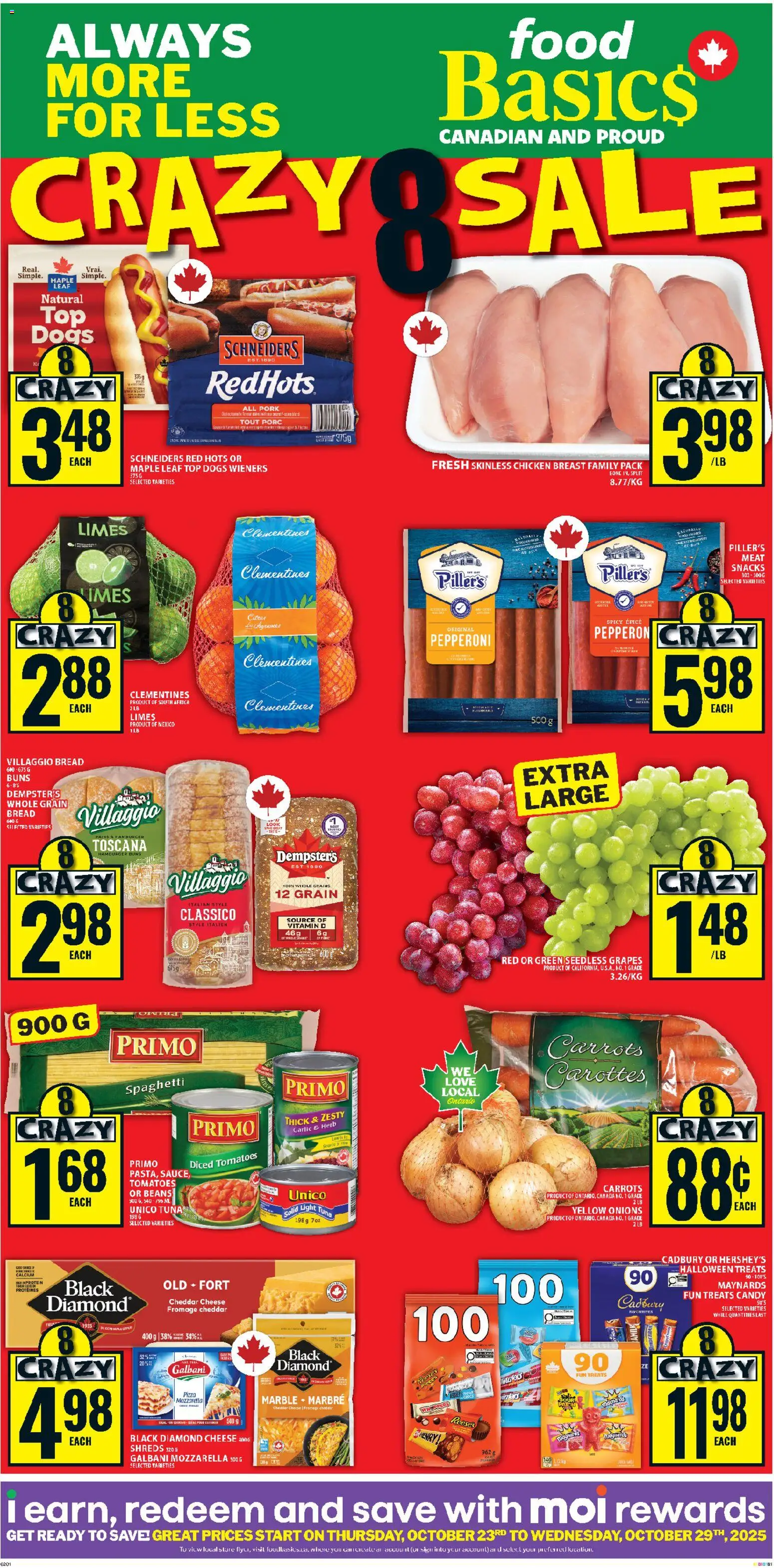 Food Basics weekly flyer / circulaire - page 1- valid from Oct 23, 2025