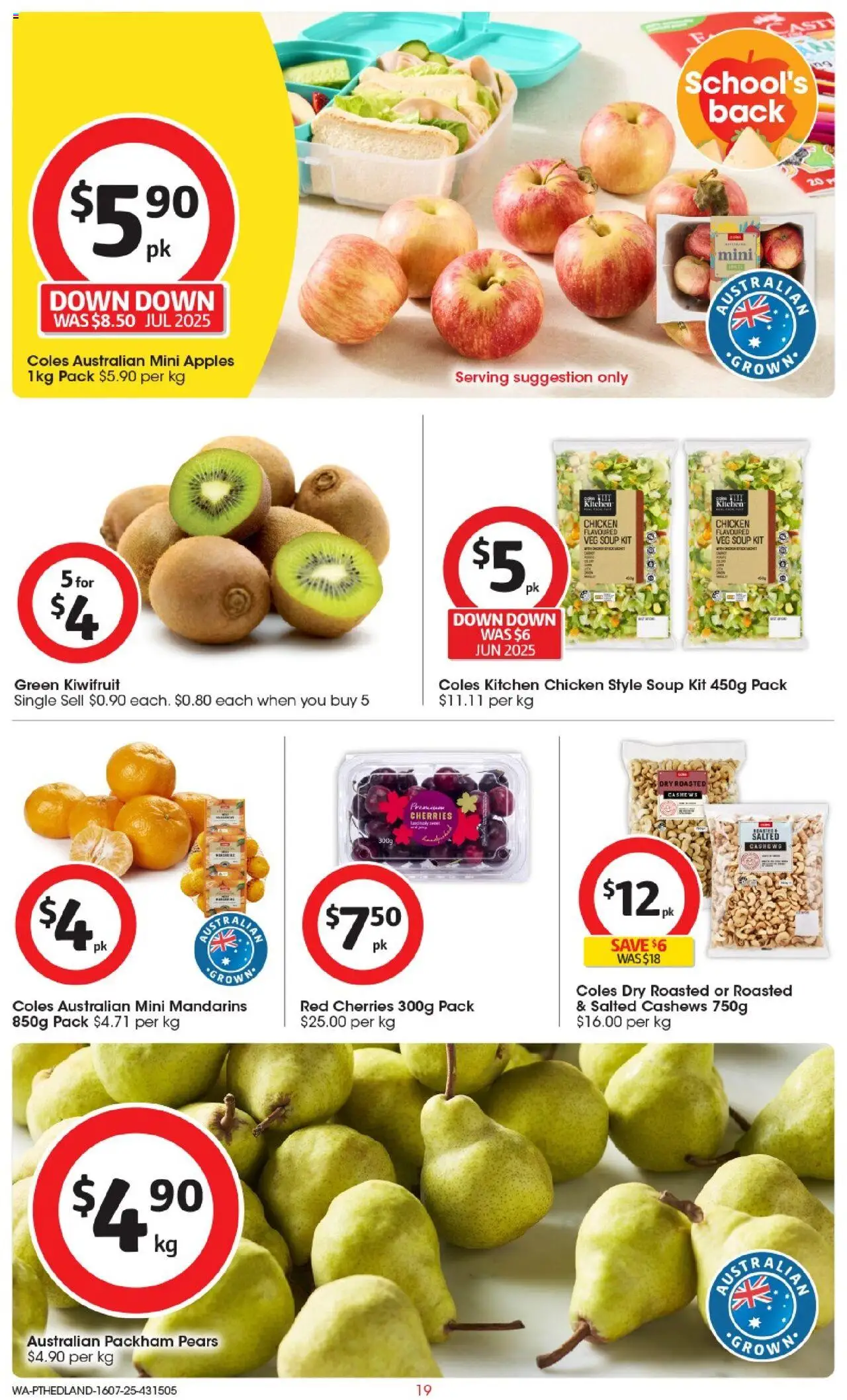 Coles Catalogue PT Hedland - page 19- valid from 16/07/2025