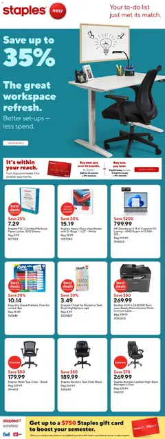 Preview Staples weekly flyer / circulaire valid from Jan 16, 2026