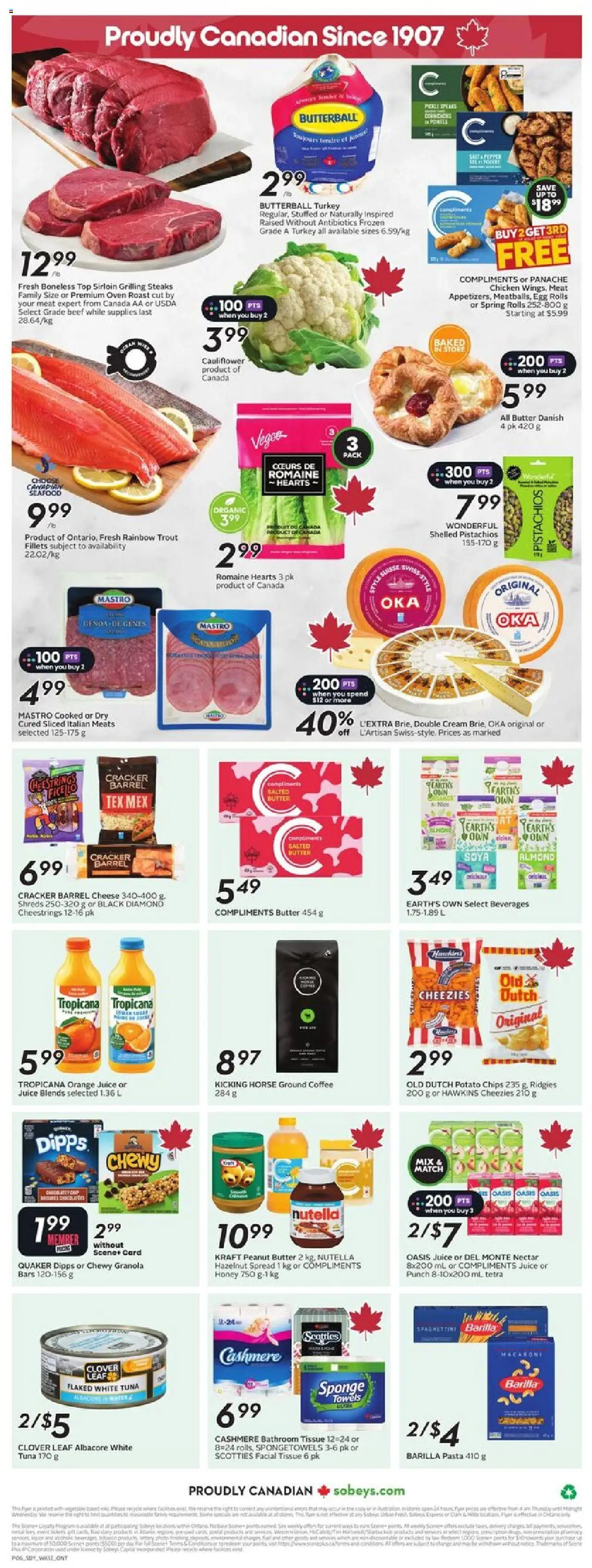 Sobeys weekly flyer / circulaire - page 4- valid from Jul 17, 2025