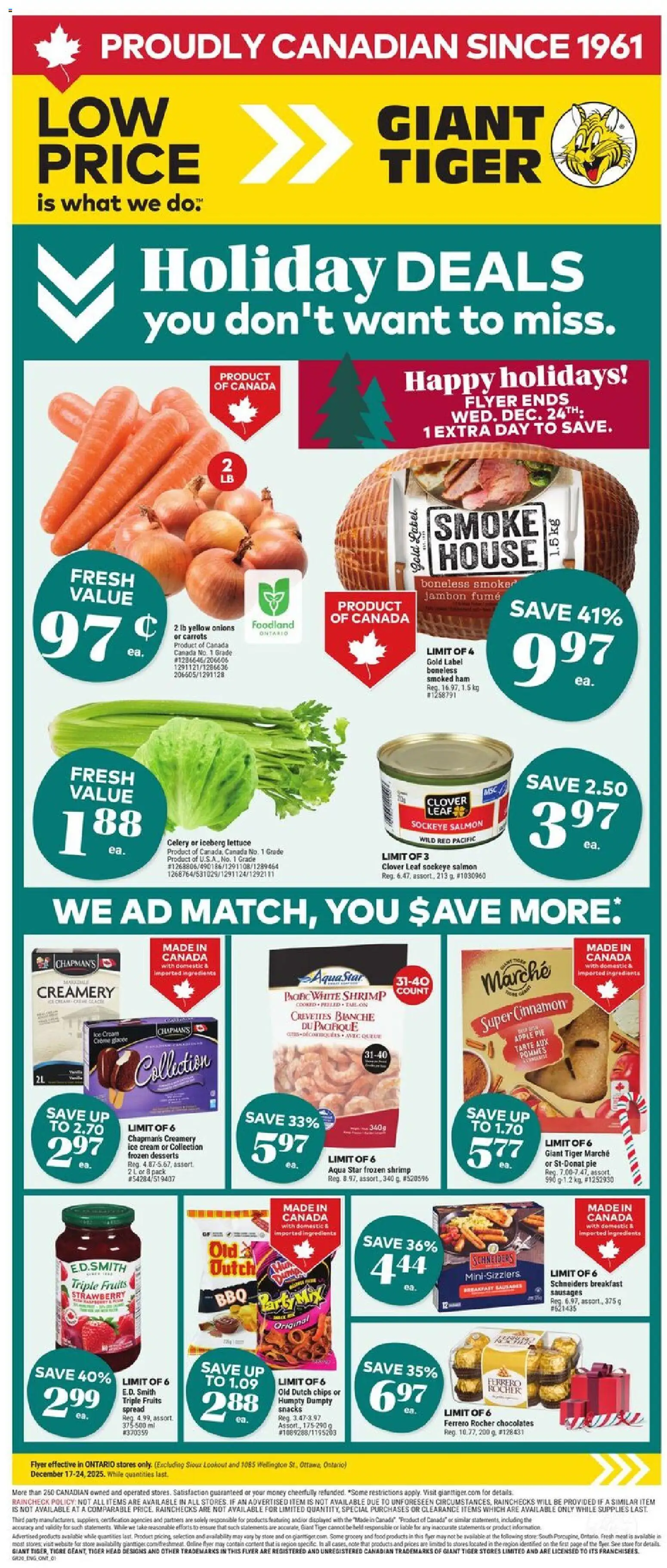 Giant Tiger Weekly Flyer - page 1- valid from Dec 17, 2025