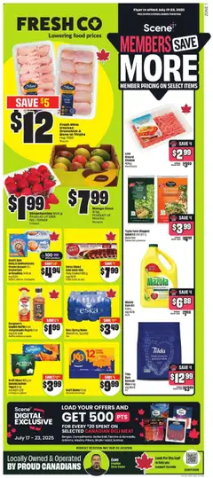 Preview FreshCo weekly flyer / circulaire valid from Jul 17, 2025