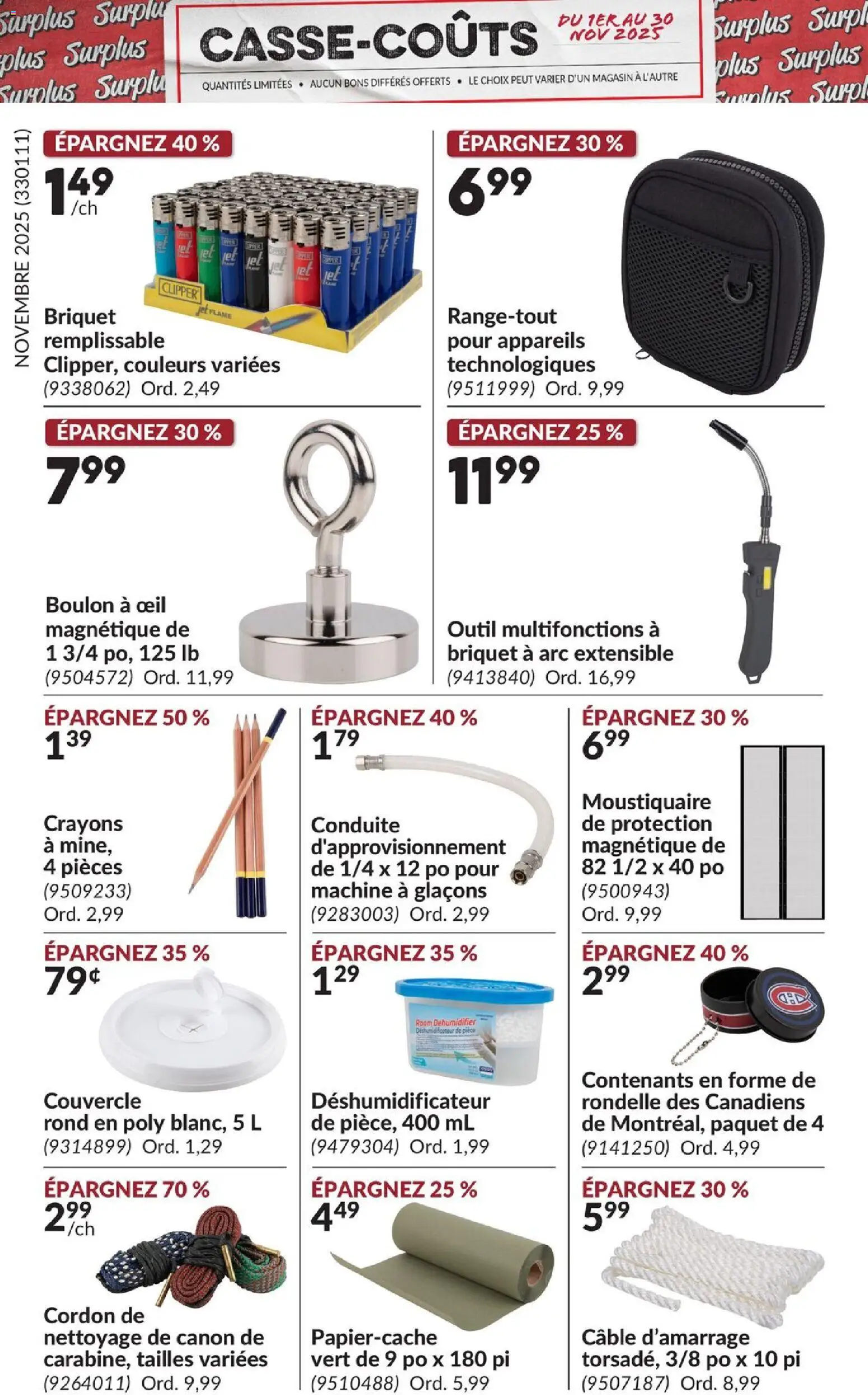 Princess Auto - Casse-Coûts - page 11- valid from Nov 1, 2025