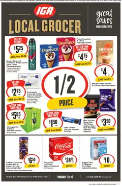 IGA catalogue preview - valid from 29/10/2025