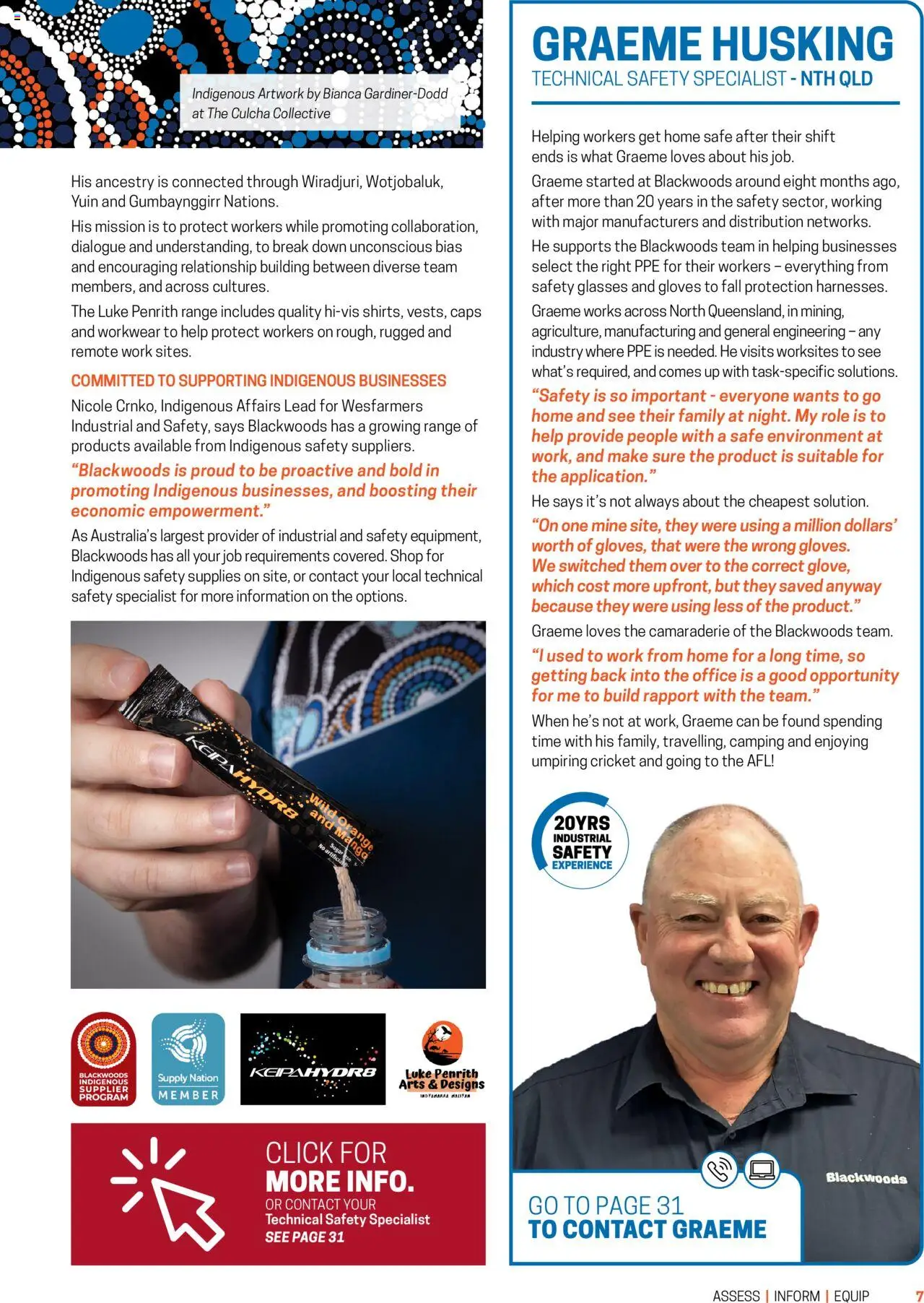 Black Woods Safety Spotlight Magazine - page 7- valid from 07/10/2025