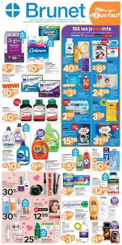 Preview Brunet weekly flyer / circulaire valid from Jan 22, 2026