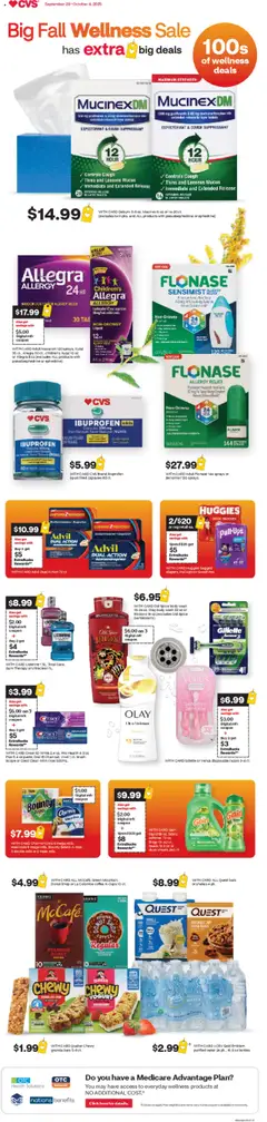 Preview CVS Pharmacy Weekly Ad valid from 09/28/2025