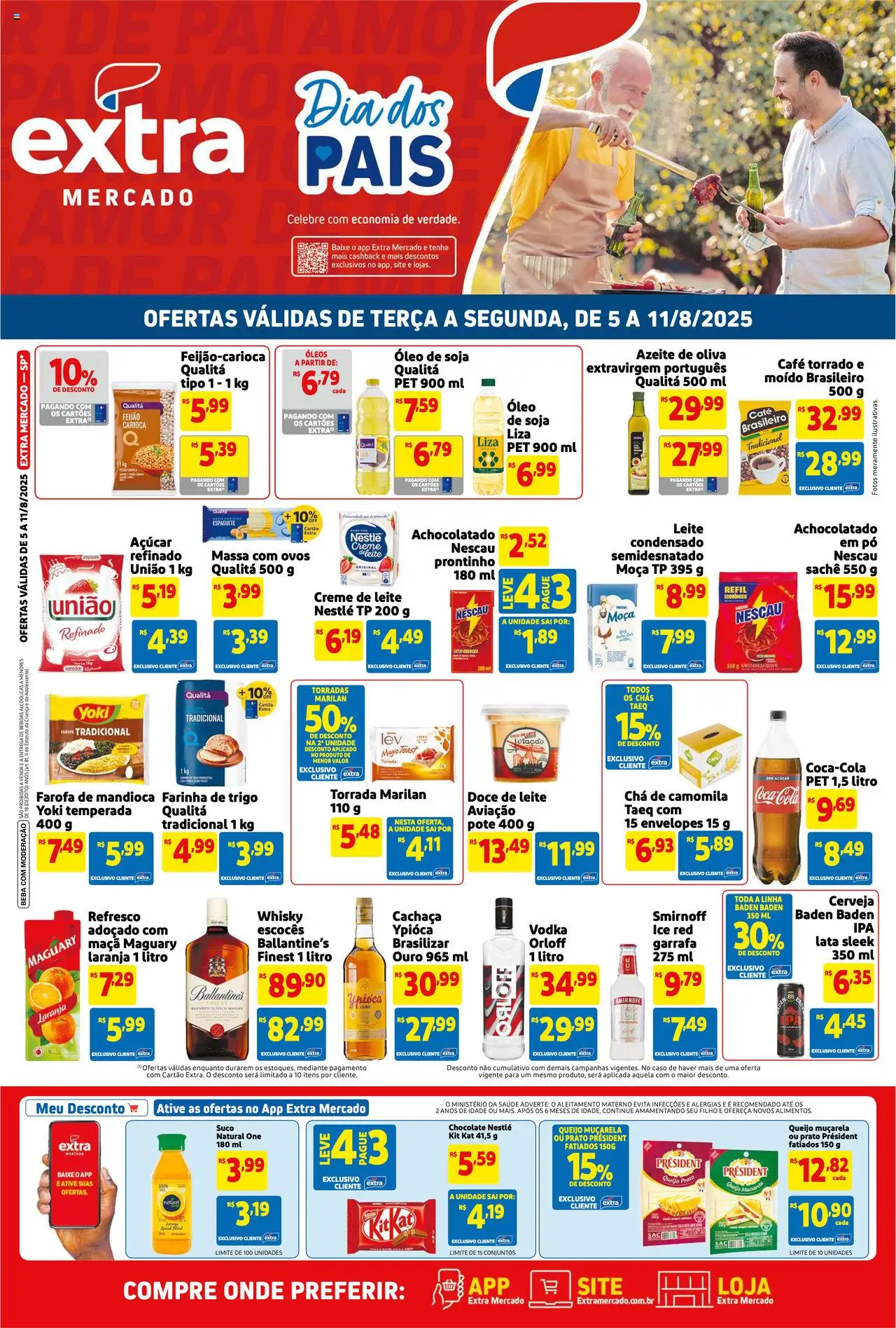 Extra - Ofertas de Mercado - página 1- válido a partir de 05/08/2025
