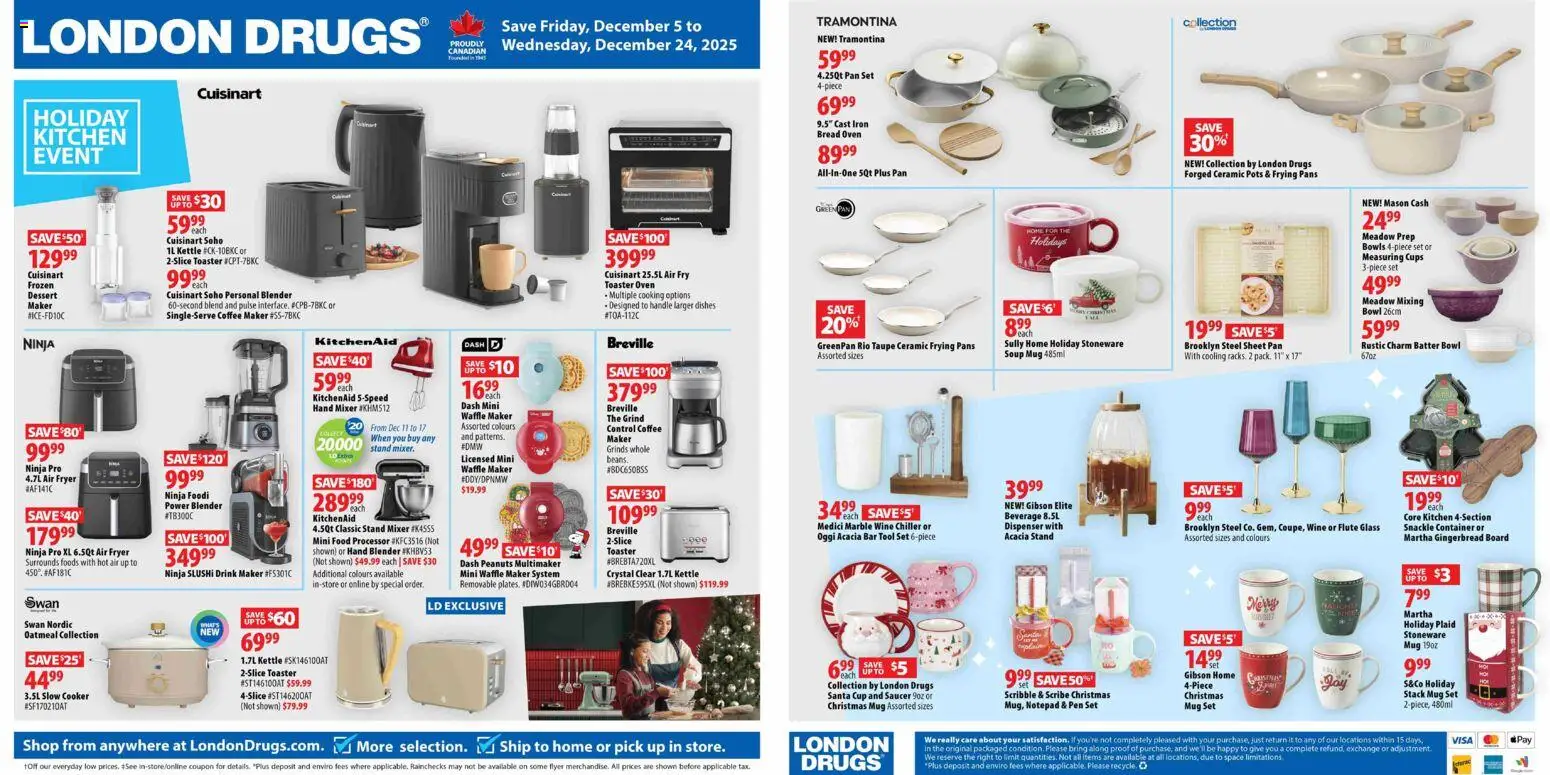 London Drugs - Appliance Insert - page 1- valid from Dec 5, 2025