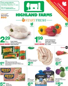 Preview Highland Farms weekly flyer / circulaire valid from Sep 11, 2025