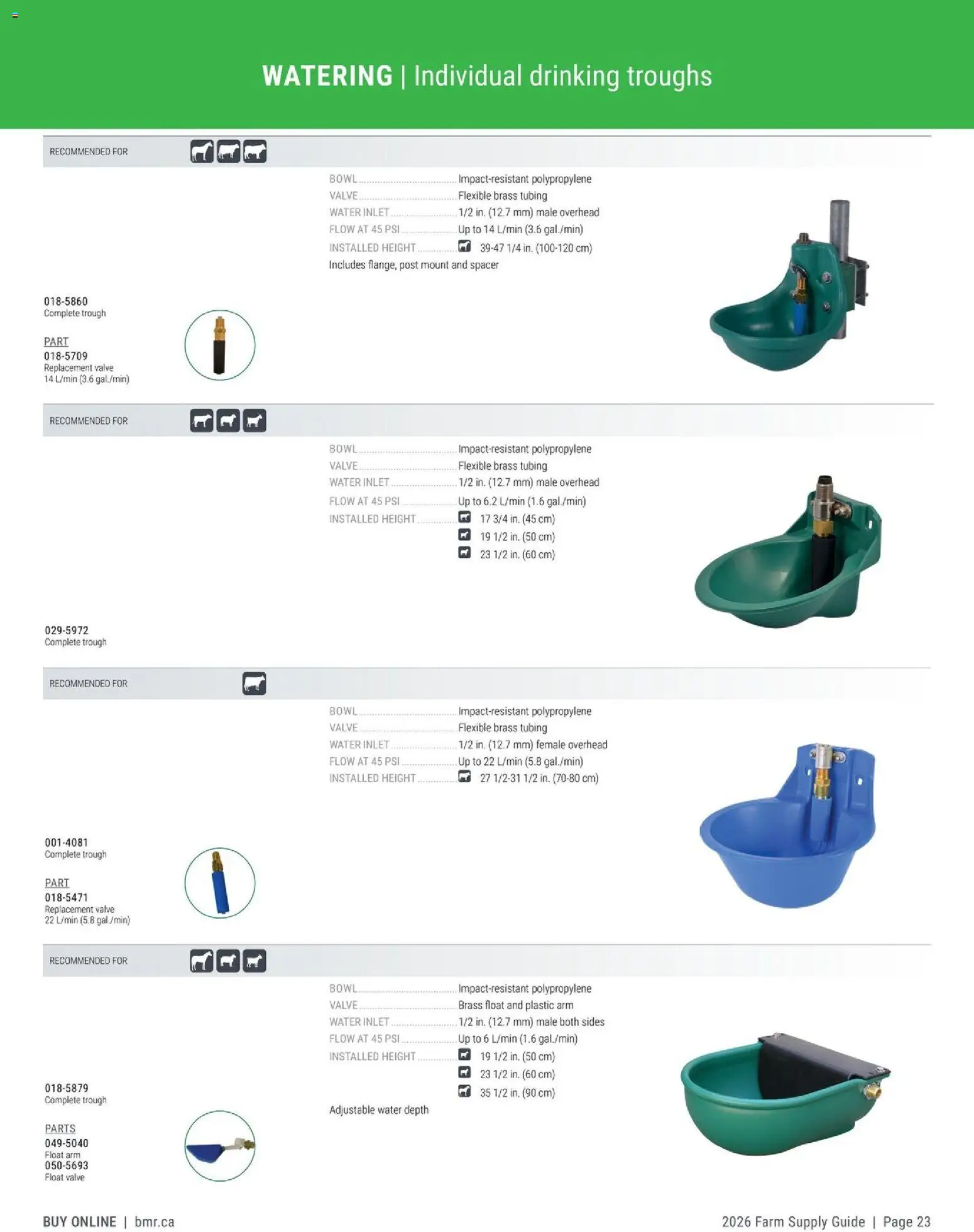 BMR - Agrizone - 2026 Farm Supply Guide - page 23- valid from Jan 9, 2026