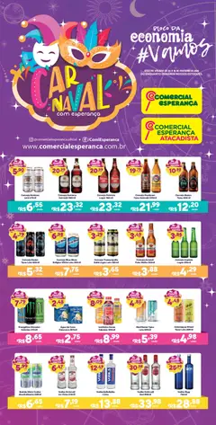 Pré-visualização Comercial Esperança - Ofertas Carnaval válida a partir de 06/02/2026