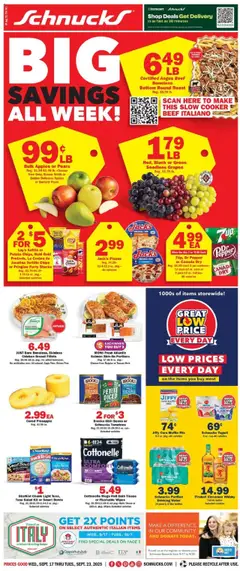 Preview Schnucks Weekly Print Ad - IL valid from 09/17/2025