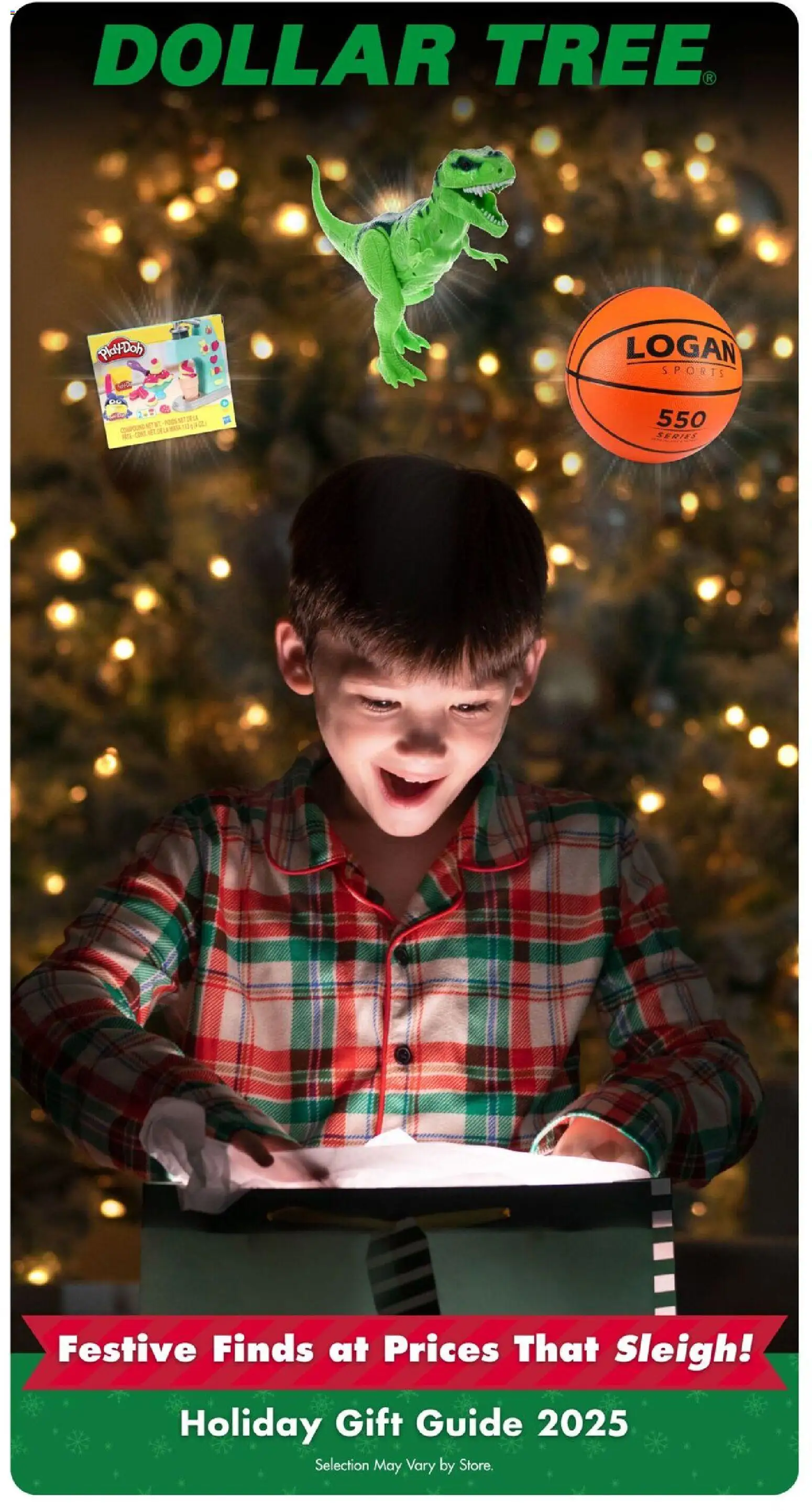 Dollar Tree Holiday Gift Guide - page 1- valid from 11/28/2025