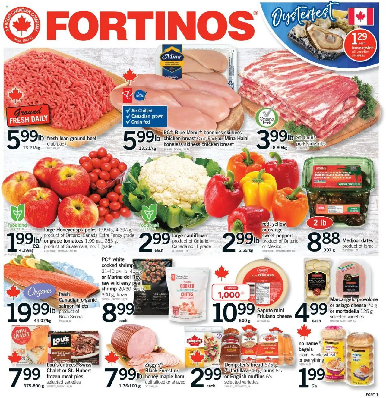 Fortinos weekly flyer / circulaire - page 1- valid from Oct 16, 2025